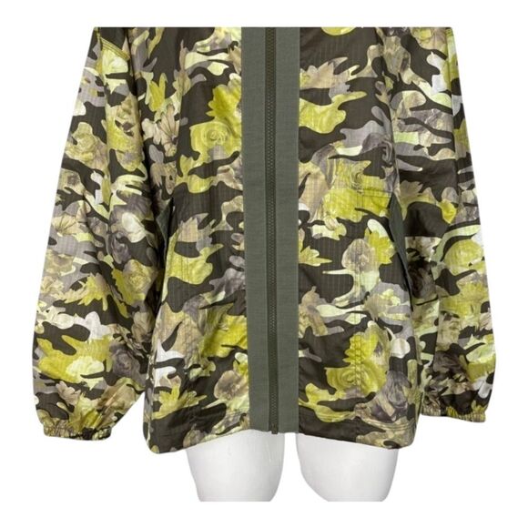 Nike Sportswear Jacket Womens 1X Floral Army Camo Full Zip Track 90s DM3307-325 - Picture 5 of 9